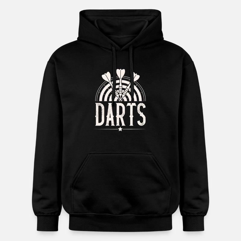 Dart Darten Fléchettes - Sweat à capuche Softstyle® Gildan Unisexe - noir