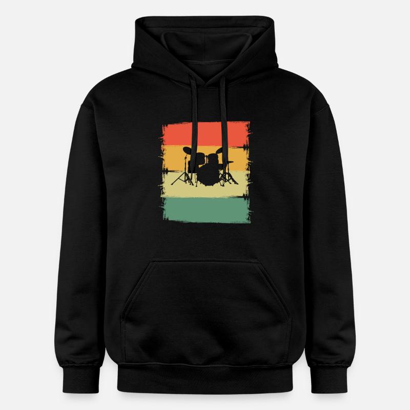 Percussion - Sweat à capuche Softstyle® Gildan Unisexe - noir