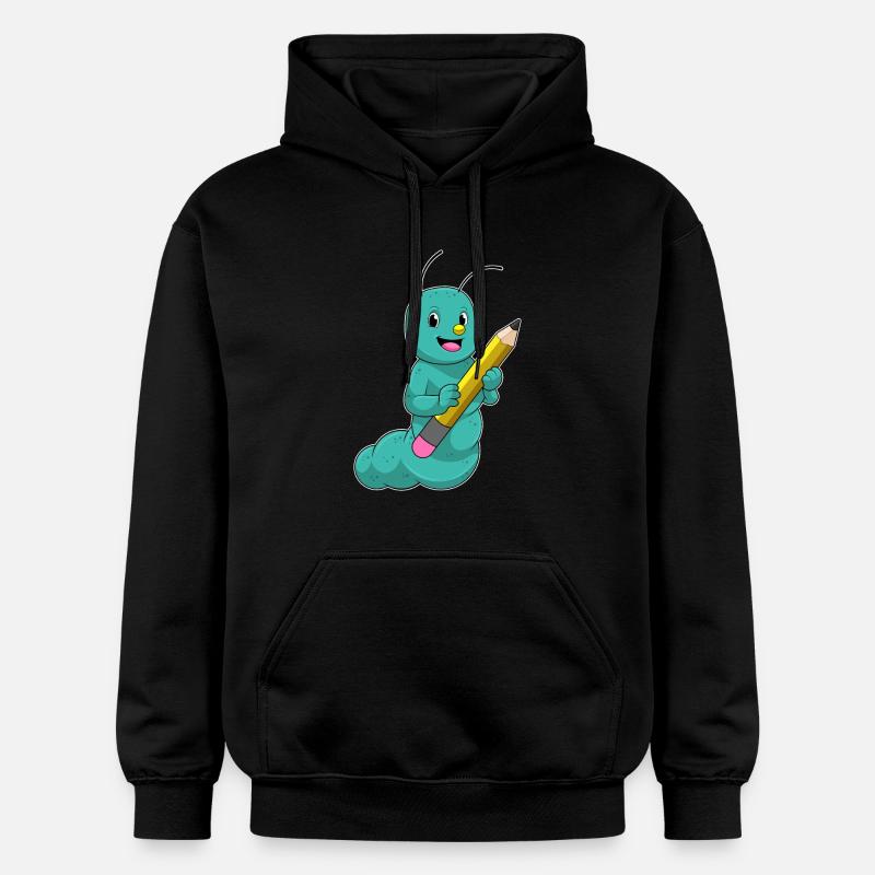Chenille au crayon - Sweat à capuche Softstyle® Gildan Unisexe - noir