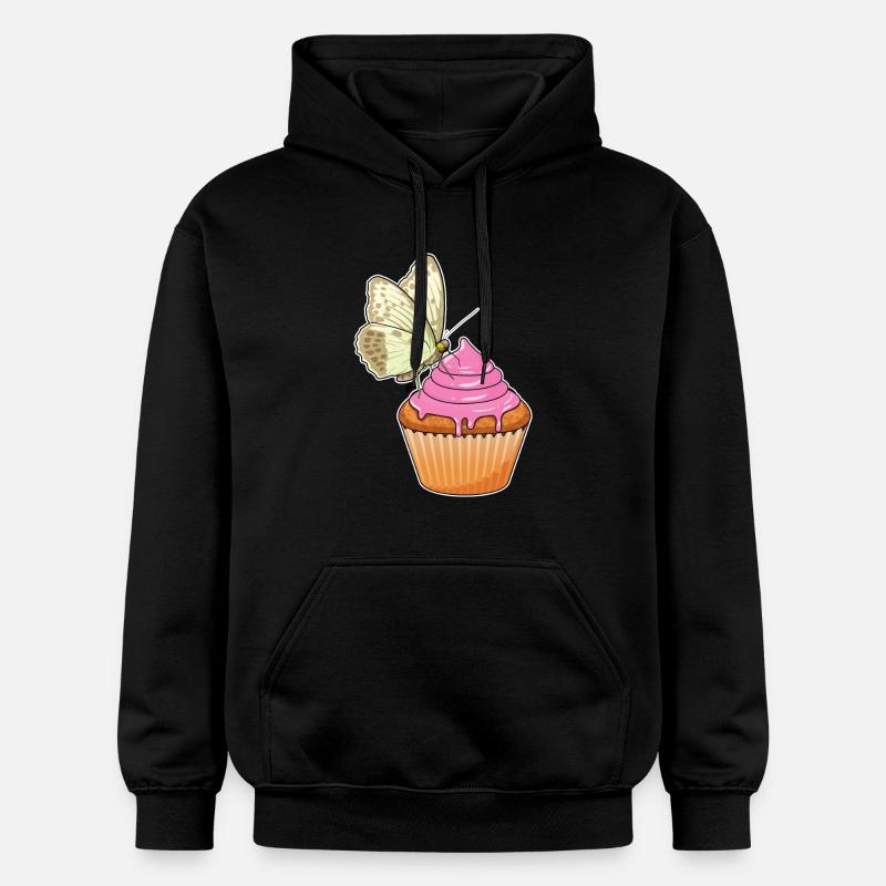 Muffin papillon - Sweat à capuche Softstyle® Gildan Unisexe - noir