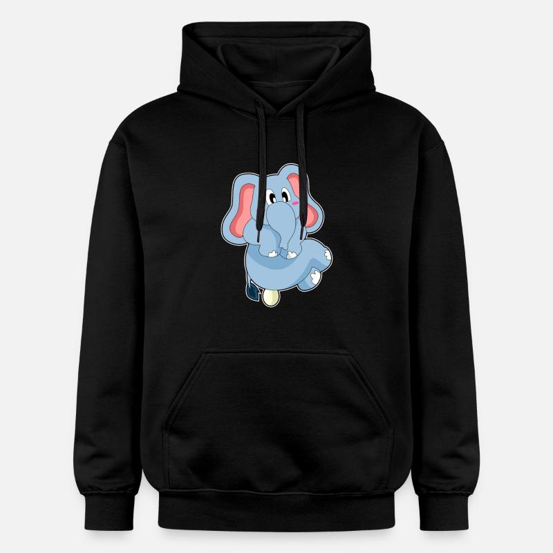Oeuf d’éléphant - Sweat à capuche Softstyle® Gildan Unisexe - noir
