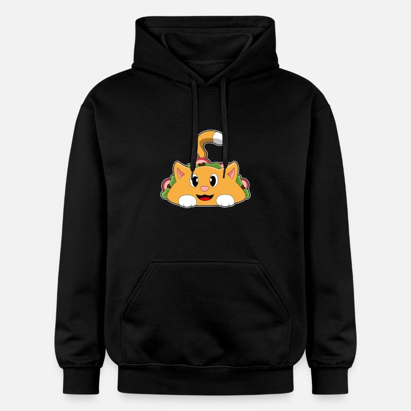 Taco pour chat - Sweat à capuche Softstyle® Gildan Unisexe - noir
