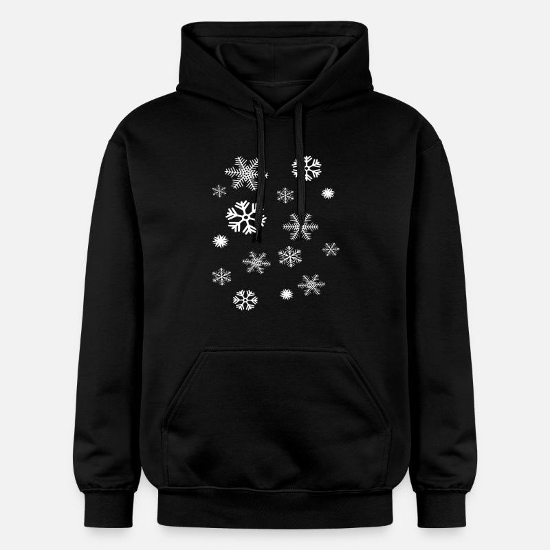 Flocons - Sweat à capuche Softstyle® Gildan Unisexe - noir