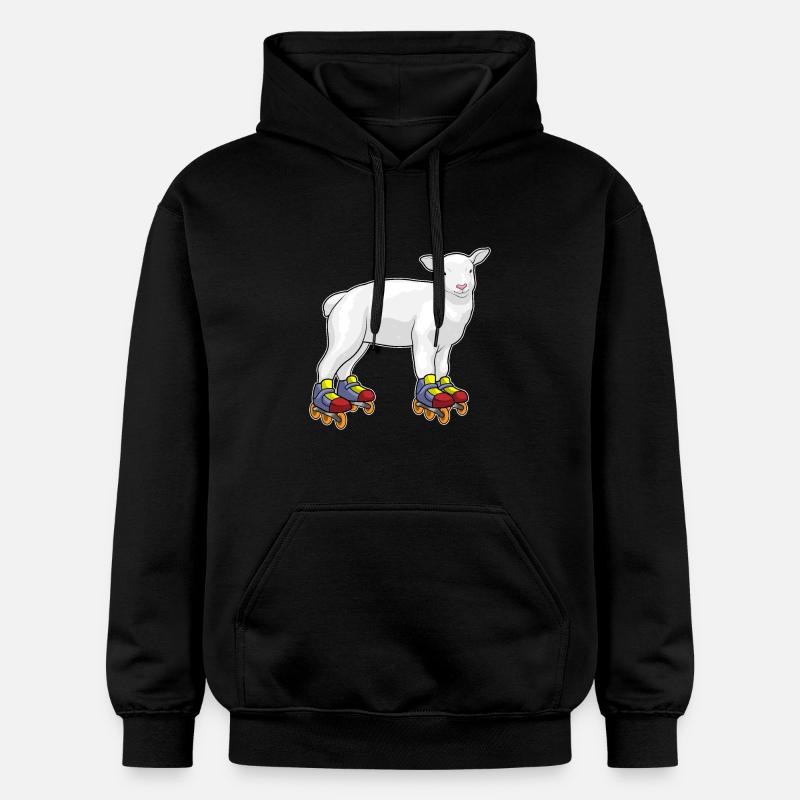 Lamm Inline skating Inline skates - Gildan Unisex Softstyle® Midweight Hoodie - Schwarz