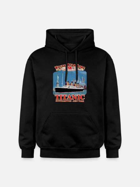 TITANIC skapelse Louis RUNEMBERG © Adagp - Gildan luvtröja unisex Softstyle® Midweight - svart