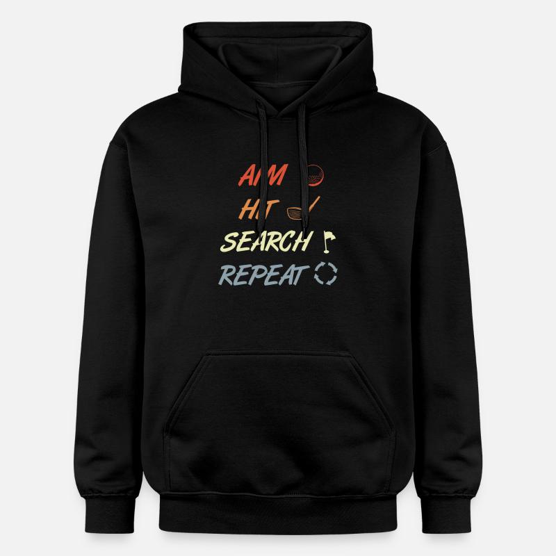 Golf Routine - Sweat à capuche Softstyle® Gildan Unisexe - noir