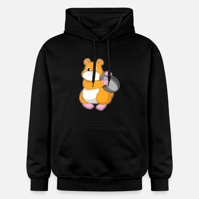 Hamster Noyer - Sweat à capuche Softstyle® Gildan Unisexe - noir