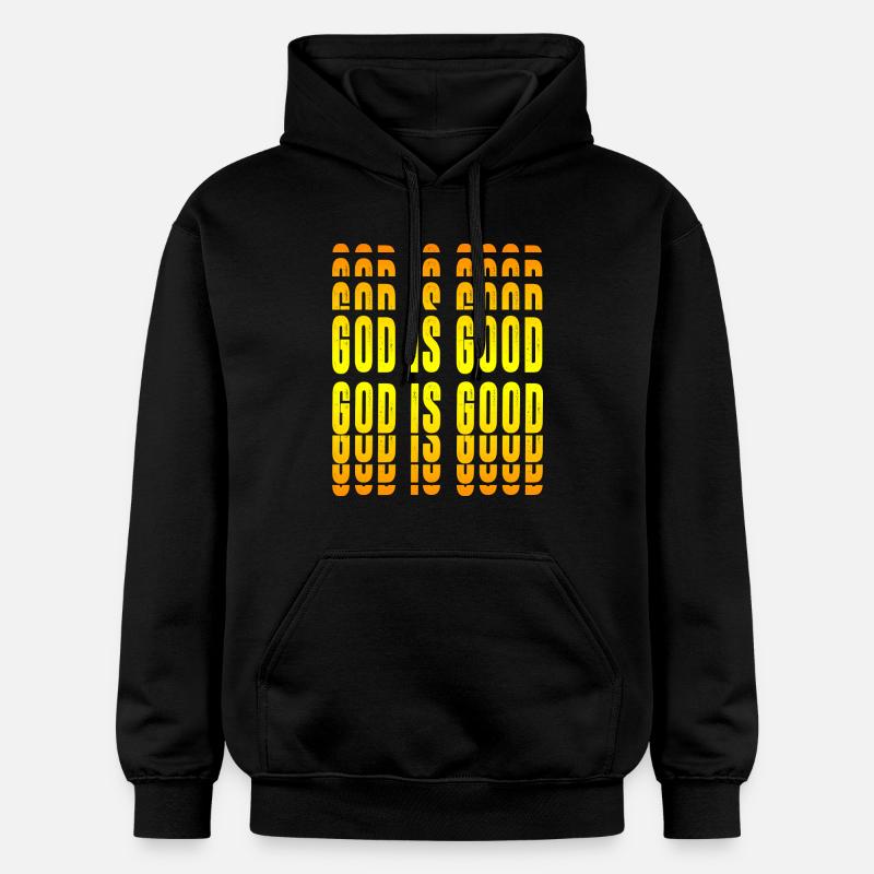 Dieu est bon - Sweat à capuche Softstyle® Gildan Unisexe - noir