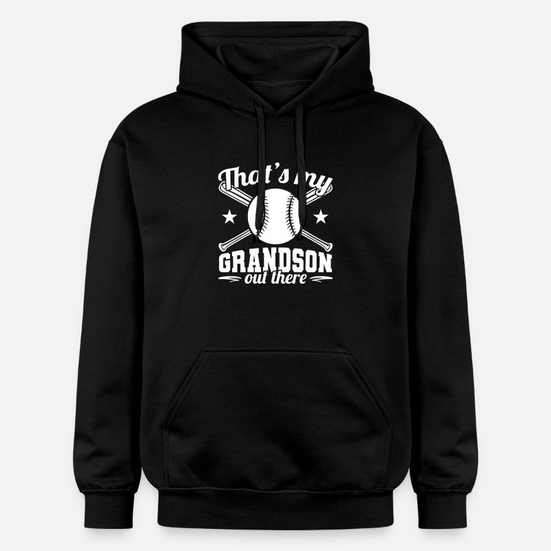 C’est mon petit-fils là-bas - Sweat à capuche Softstyle® Gildan Unisexe - noir