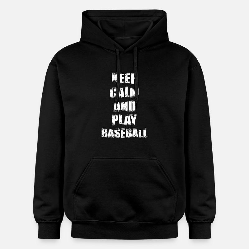 Drôle de dicton de baseball - Sweat à capuche Softstyle® Gildan Unisexe - noir