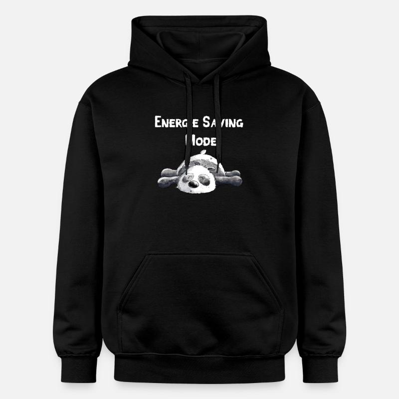 Rêver d’un panda - Sweat à capuche Softstyle® Gildan Unisexe - noir