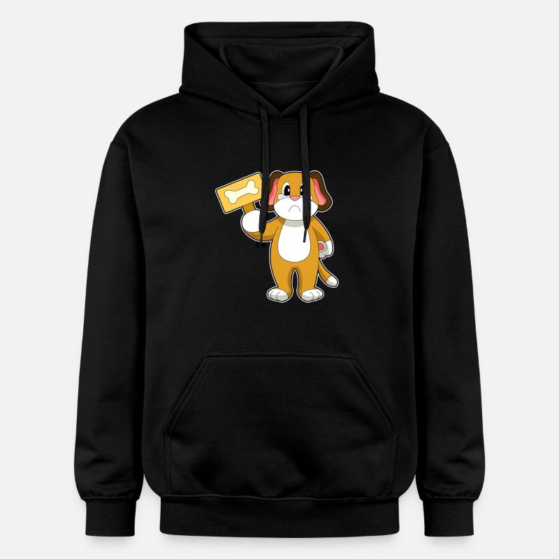 Os de chien - Sweat à capuche Softstyle® Gildan Unisexe - noir