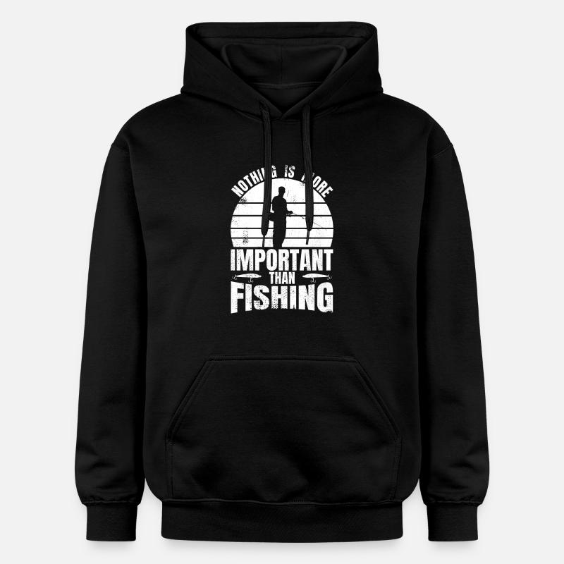 Motivation des pêcheurs - Sweat à capuche Softstyle® Gildan Unisexe - noir