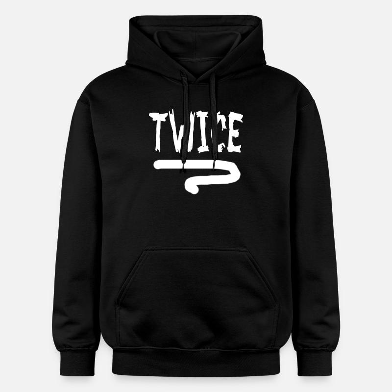 Frappez deux fois - Sweat à capuche Softstyle® Gildan Unisexe - noir