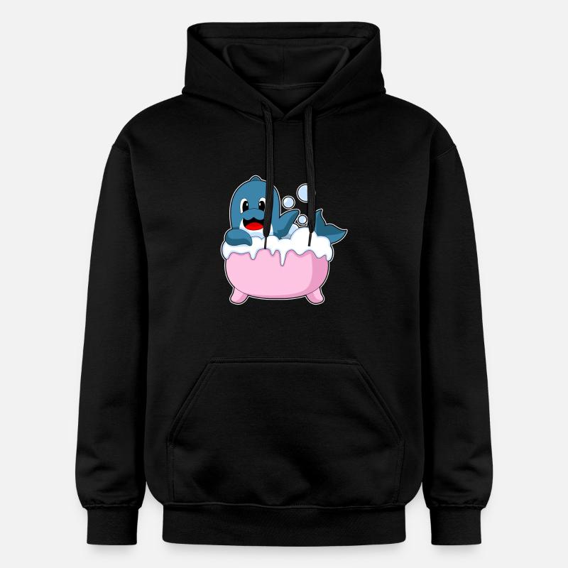 Baignoire dauphin - Sweat à capuche Softstyle® Gildan Unisexe - noir