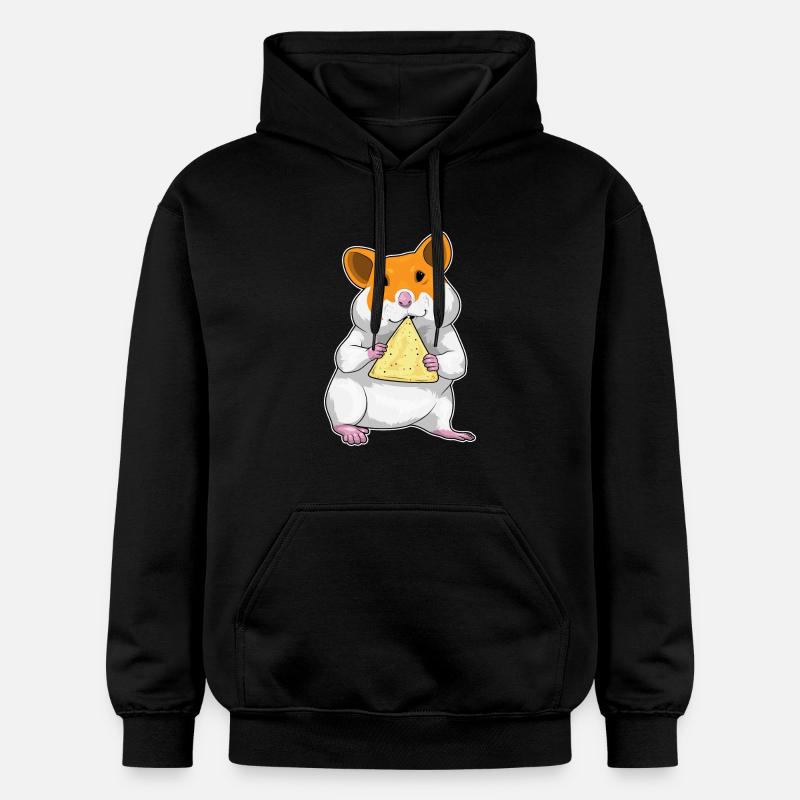 Croustilles de hamster - Sweat à capuche Softstyle® Gildan Unisexe - noir