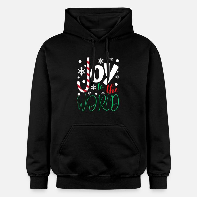 La joie dans le monde - Sweat à capuche Softstyle® Gildan Unisexe - noir
