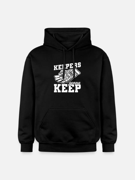 Torhüter Fußball - Gildan Unisex Softstyle® Midweight Hoodie - Schwarz