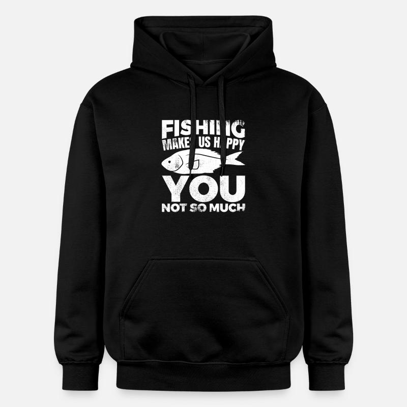 Blague du pêcheur - Sweat à capuche Softstyle® Gildan Unisexe - noir
