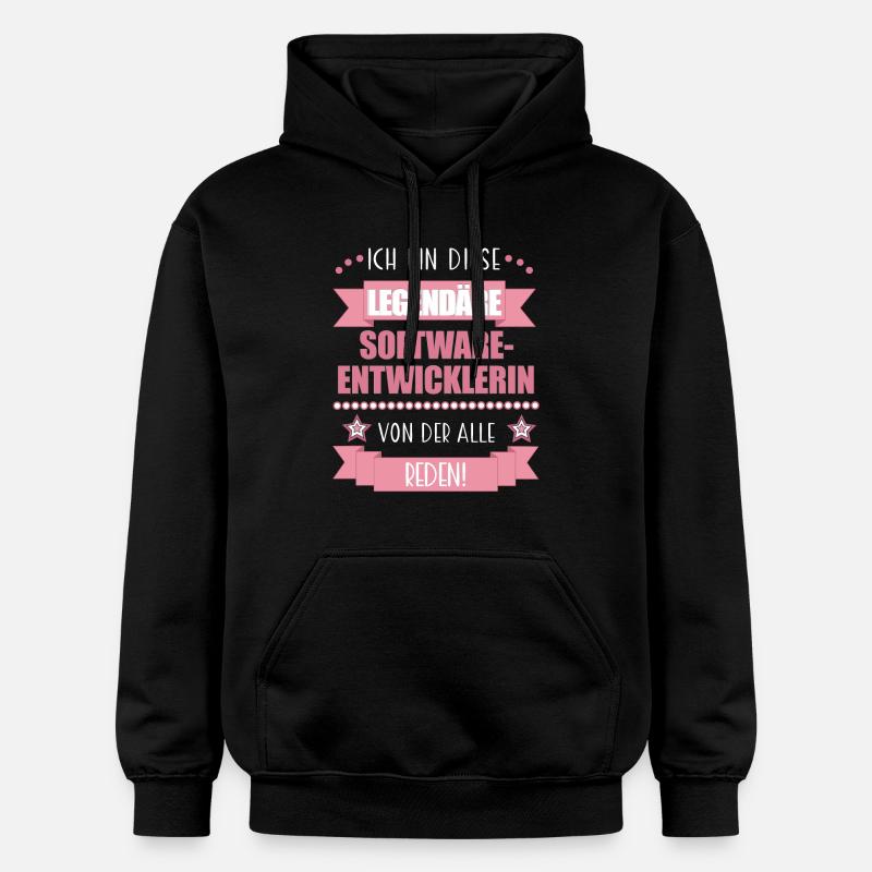 Softwareentwicklerin Codeexpertin süßes Geschenk - Gildan Unisex Softstyle® Midweight Hoodie - Schwarz