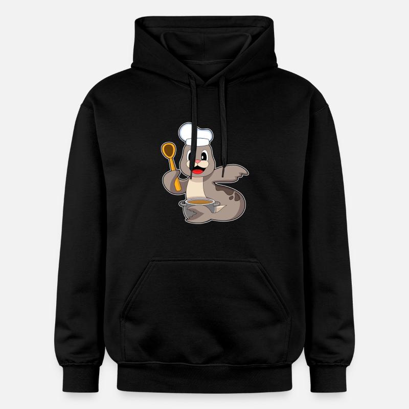 Cuisinier Sceller Cuisson Cuisson Cuisson - Sweat à capuche Softstyle® Gildan Unisexe - noir
