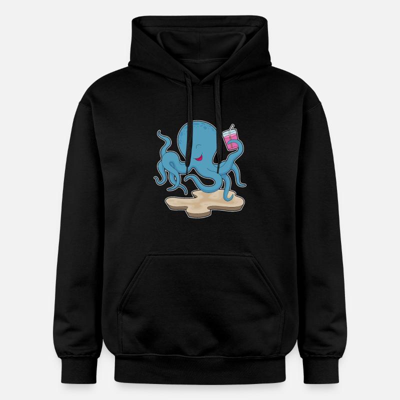 Jus de poulpe - Sweat à capuche Softstyle® Gildan Unisexe - noir