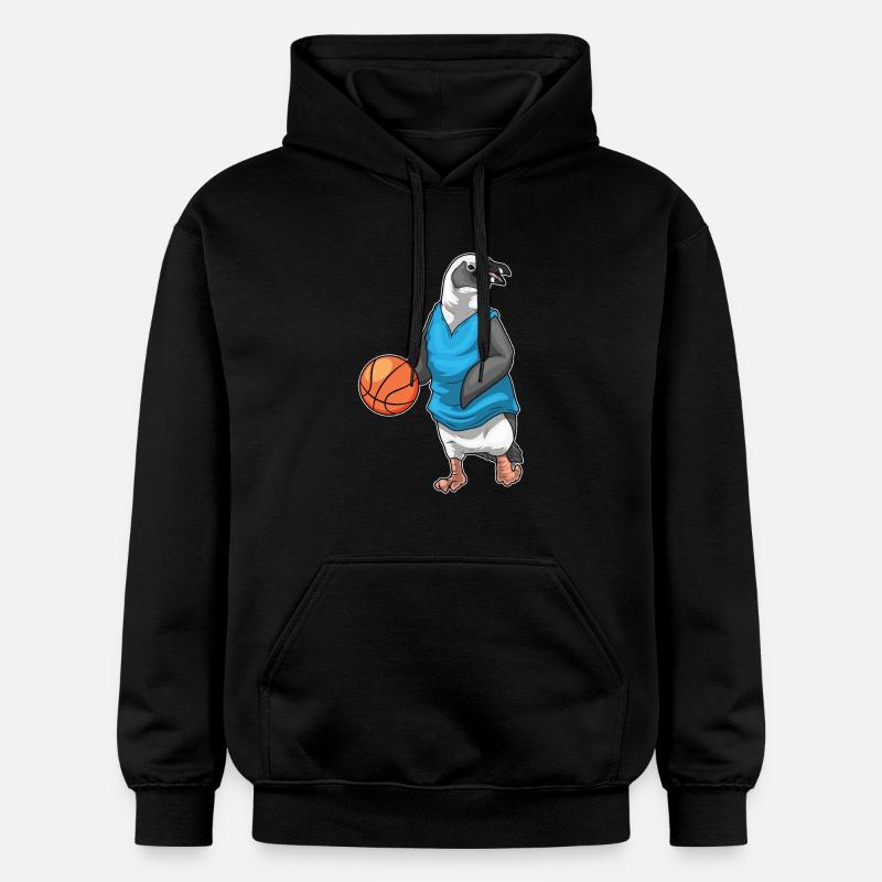 Penguin Basketteur Basketteur - Sweat à capuche Softstyle® Gildan Unisexe - noir