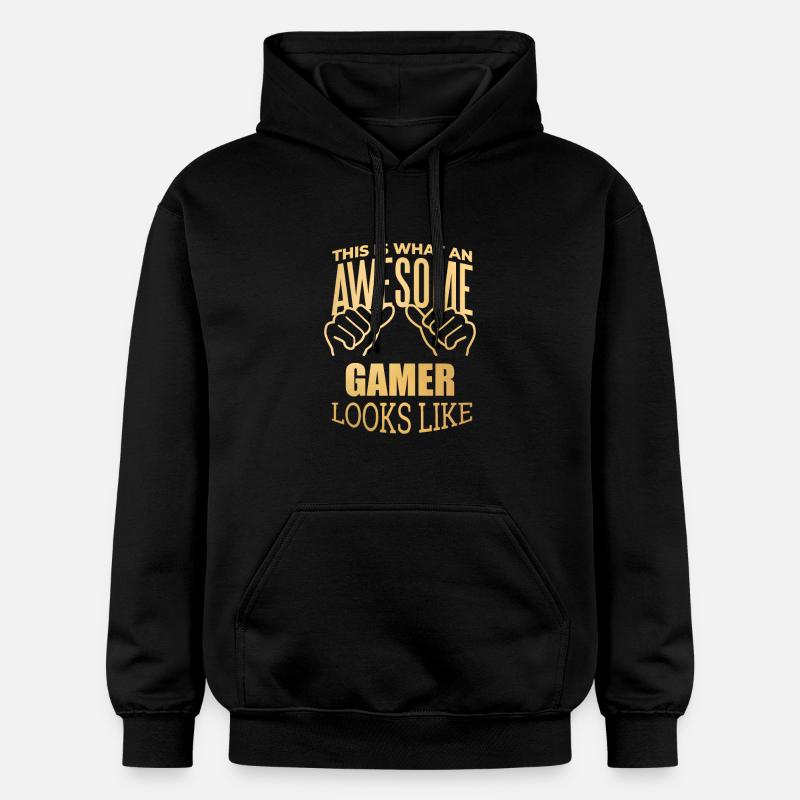 Jeu - Sweat à capuche Softstyle® Gildan Unisexe - noir