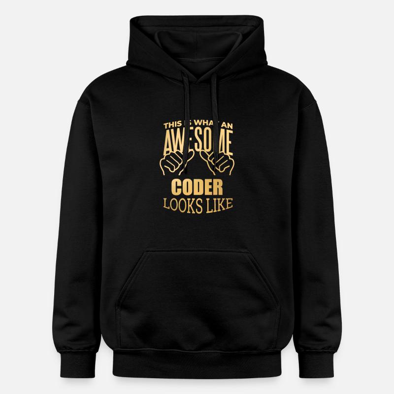 codage - Sweat à capuche Softstyle® Gildan Unisexe - noir