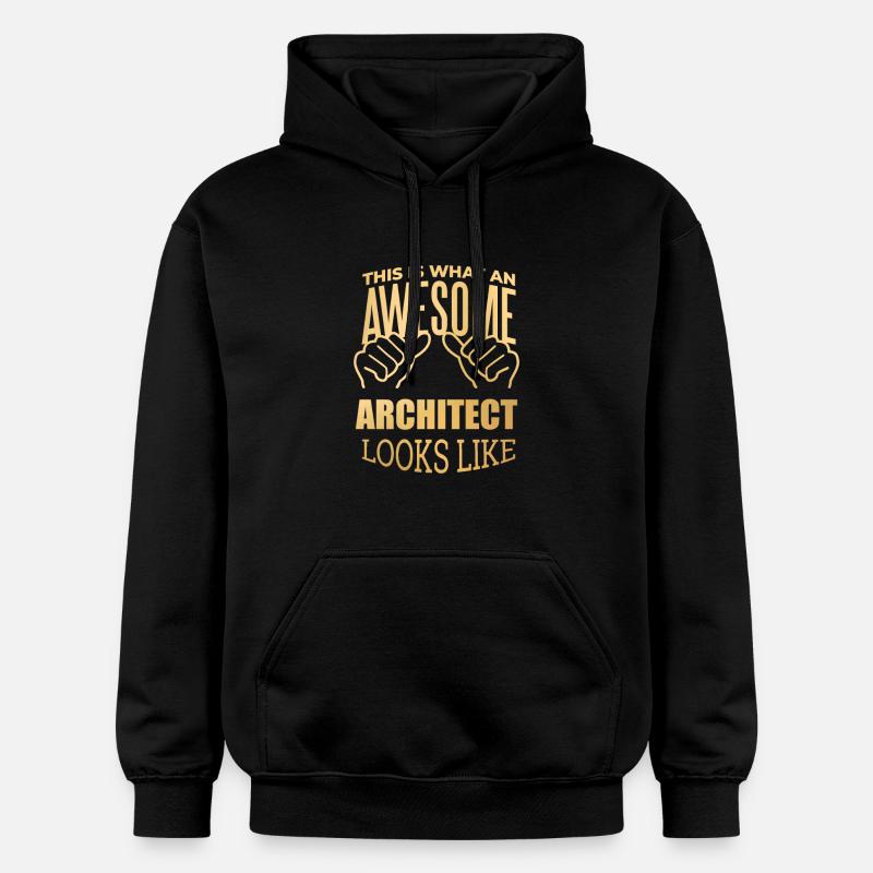 architecte - Sweat à capuche Softstyle® Gildan Unisexe - noir