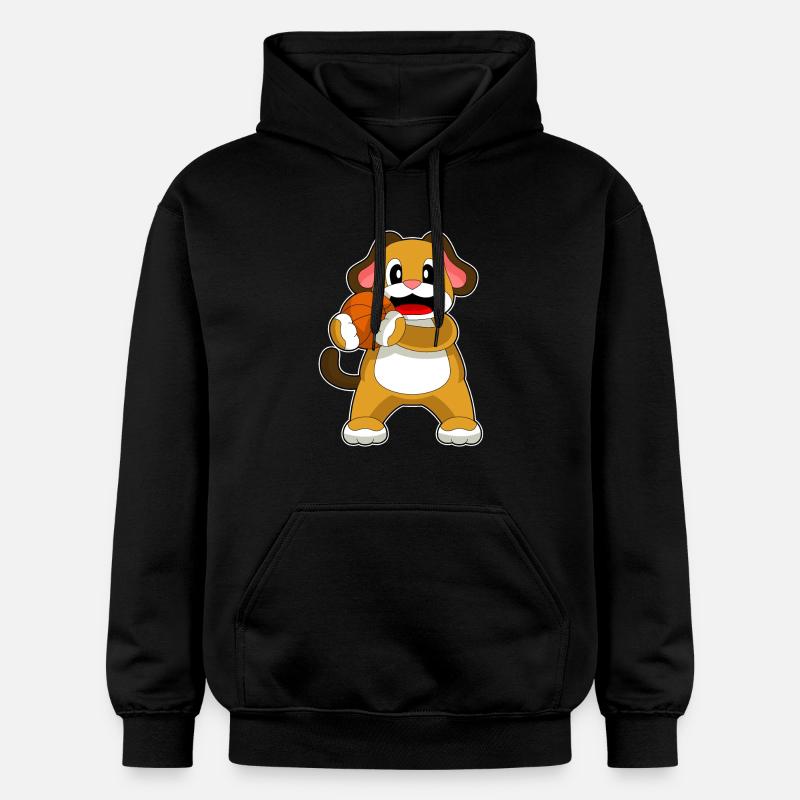 Chien Basketteur Basketteur - Sweat à capuche Softstyle® Gildan Unisexe - noir