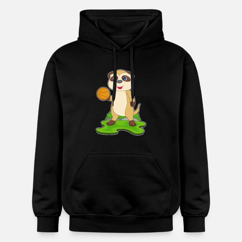 Meerkat Basketteur Basketteur - Sweat à capuche Softstyle® Gildan Unisexe - noir