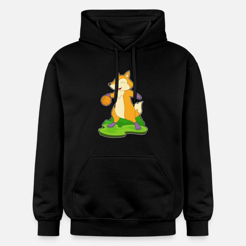 Fox Basketteur Basketteur - Sweat à capuche Softstyle® Gildan Unisexe - noir