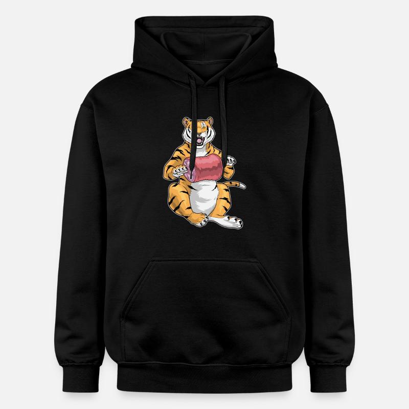 Viande de tigre - Sweat à capuche Softstyle® Gildan Unisexe - noir
