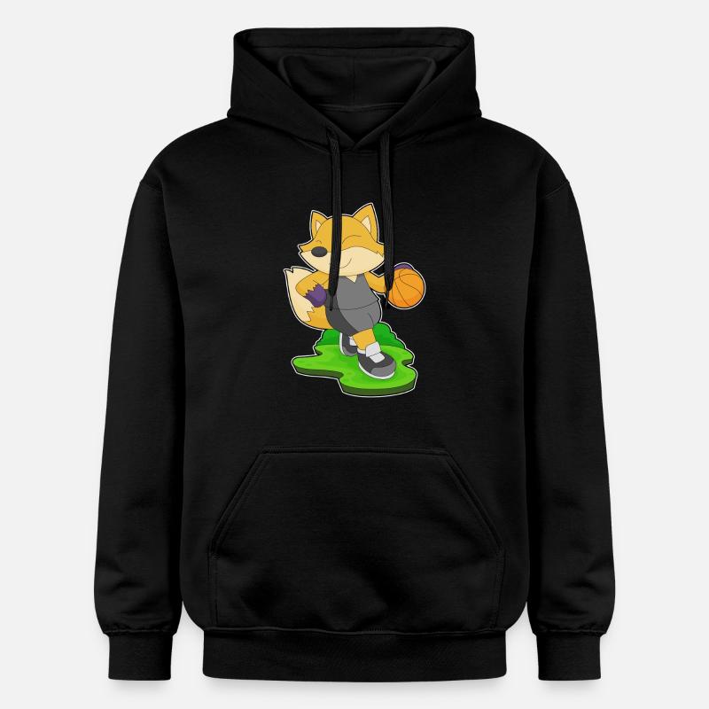 Fox Basketteur Basketteur - Sweat à capuche Softstyle® Gildan Unisexe - noir
