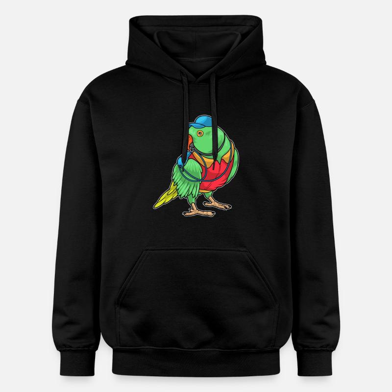 Sifflet d’arbitre Parrot - Sweat à capuche Softstyle® Gildan Unisexe - noir