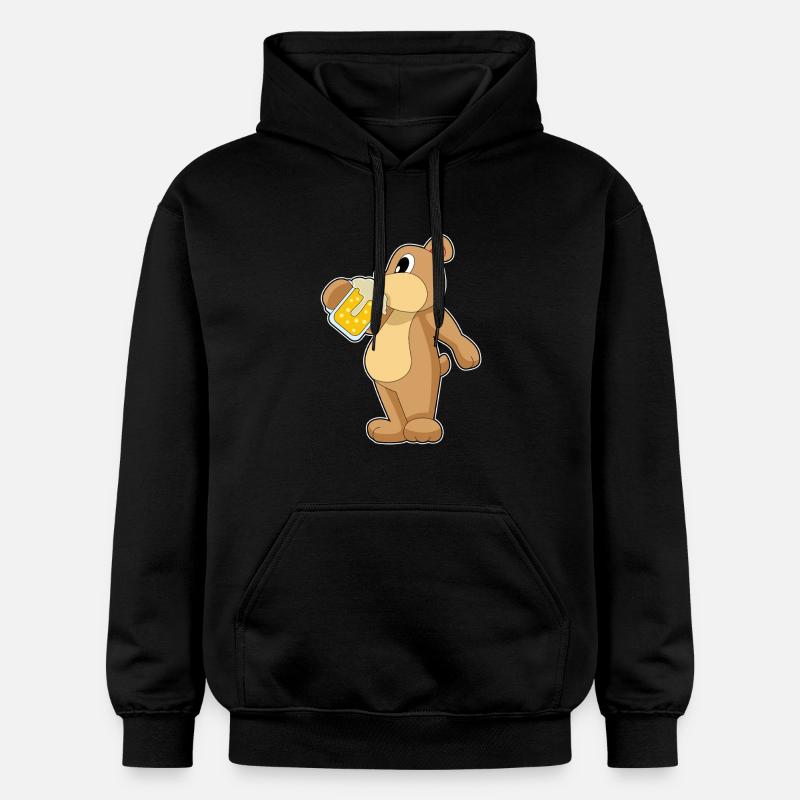 Bière Bär - Sweat à capuche Softstyle® Gildan Unisexe - noir