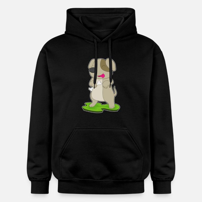 Os de chien - Sweat à capuche Softstyle® Gildan Unisexe - noir