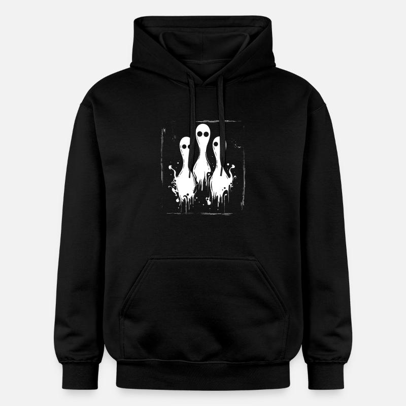 Quilles de bowling Halloween - Sweat à capuche Softstyle® Gildan Unisexe - noir