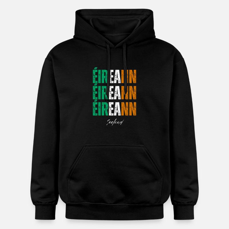 Drapeau de l’Irlande, Irish Pride - Sweat à capuche Softstyle® Gildan Unisexe - noir