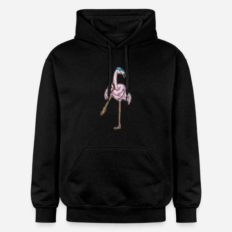 Flamingo Baseball Gant de baseball - Sweat à capuche Softstyle® Gildan Unisexe - noir