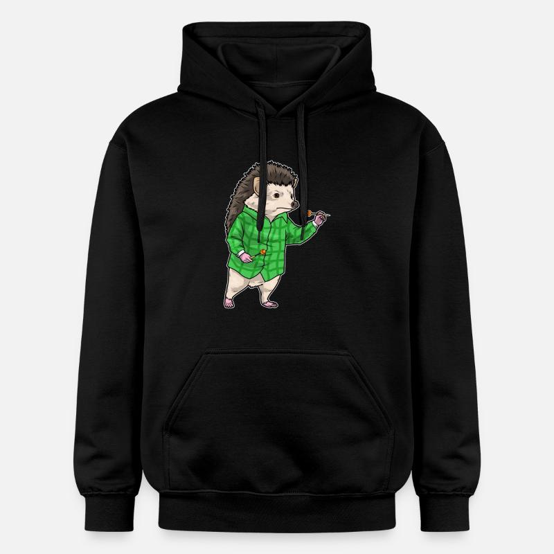 Fléchette hérisson Fléchette - Sweat à capuche Softstyle® Gildan Unisexe - noir