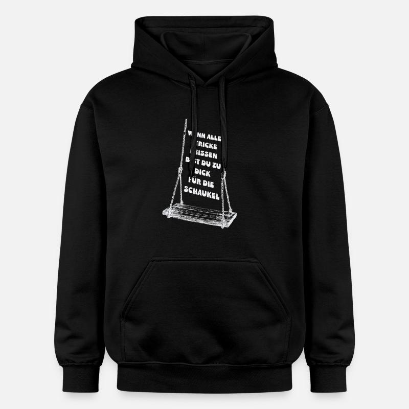 Quand tout le reste échoue - Sweat à capuche Softstyle® Gildan Unisexe - noir