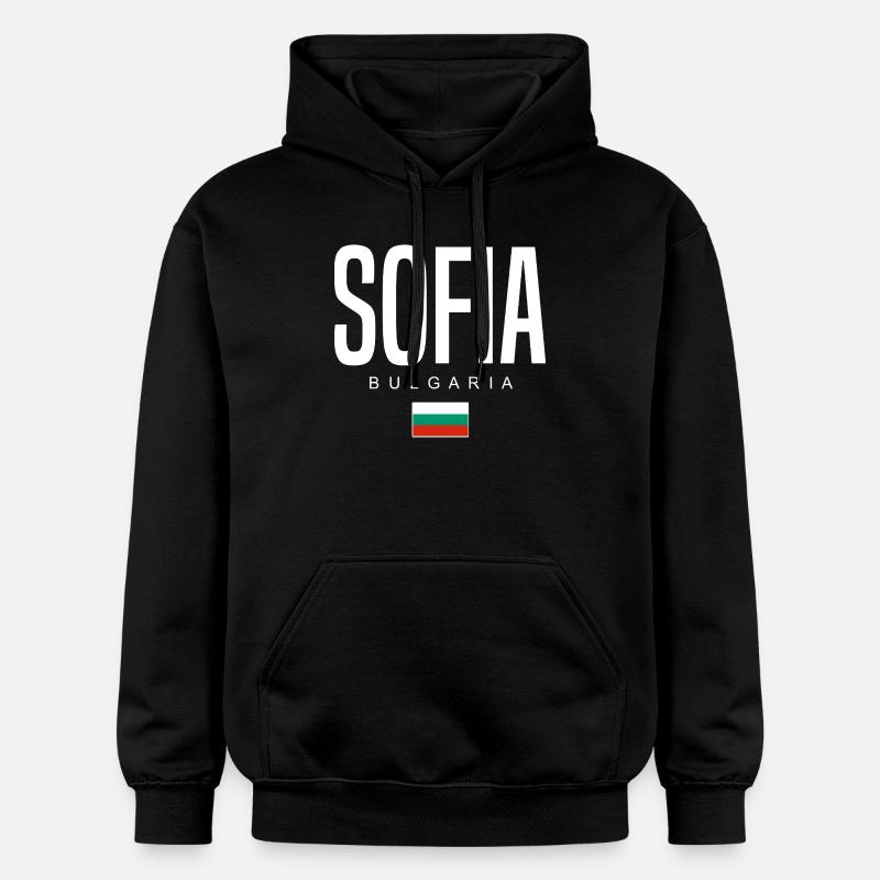 Sofia Bulgarie - Sweat à capuche Softstyle® Gildan Unisexe - noir