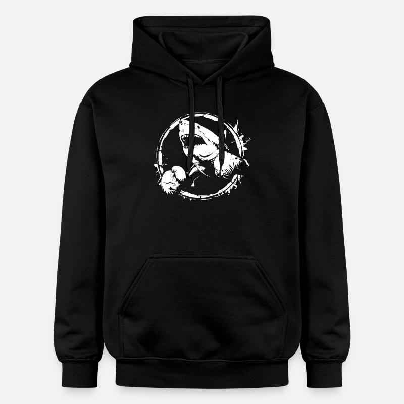 Shark Boxer Boxe MMA - Sweat à capuche Softstyle® Gildan Unisexe - noir
