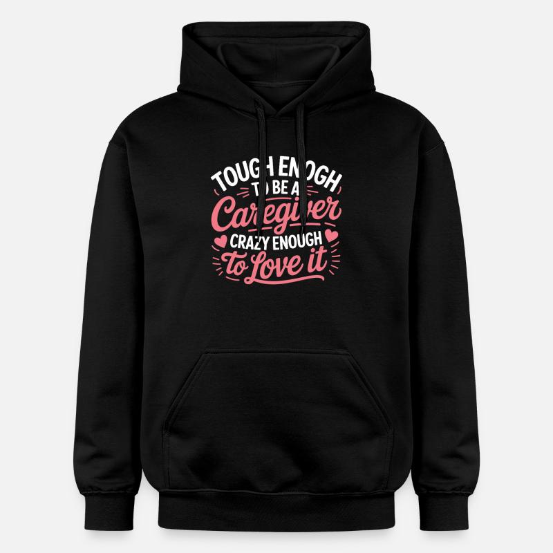 Gardien Pride Script Rose - Sweat à capuche Softstyle® Gildan Unisexe - noir