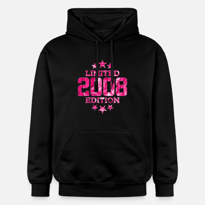 ÉDITION LIMITÉE 2008 18E ANNIVERSAIRE - Sweat à capuche Softstyle® Gildan Unisexe - noir