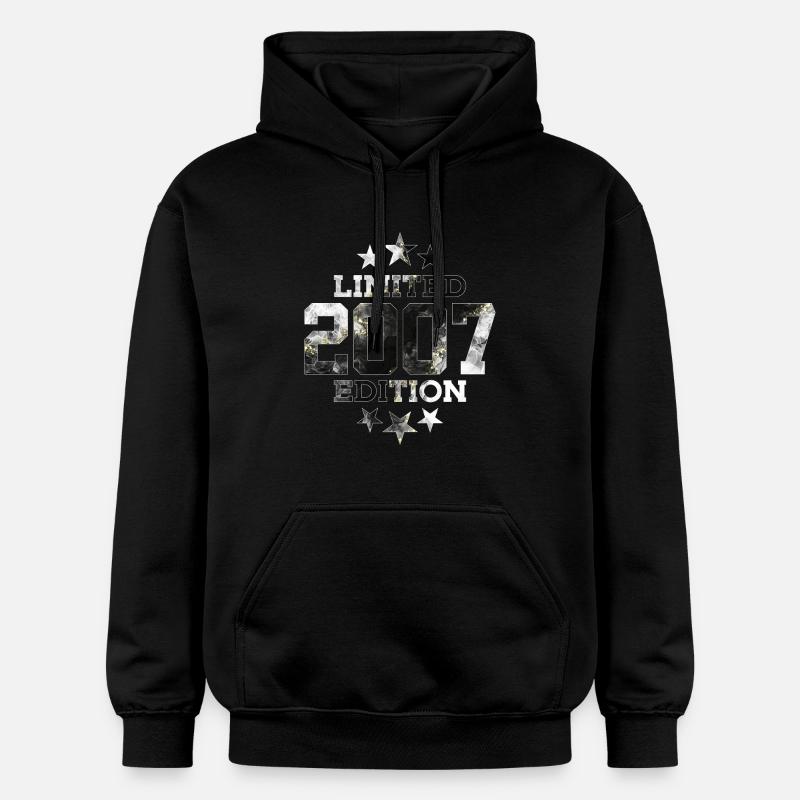 ÉDITION LIMITÉE 2007 19E ANNIVERSAIRE - Sweat à capuche Softstyle® Gildan Unisexe - noir