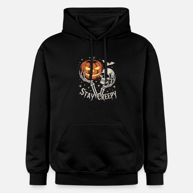 Restez effrayant, restez effrayant Thème d’Halloween - Sweat à capuche Softstyle® Gildan Unisexe - noir