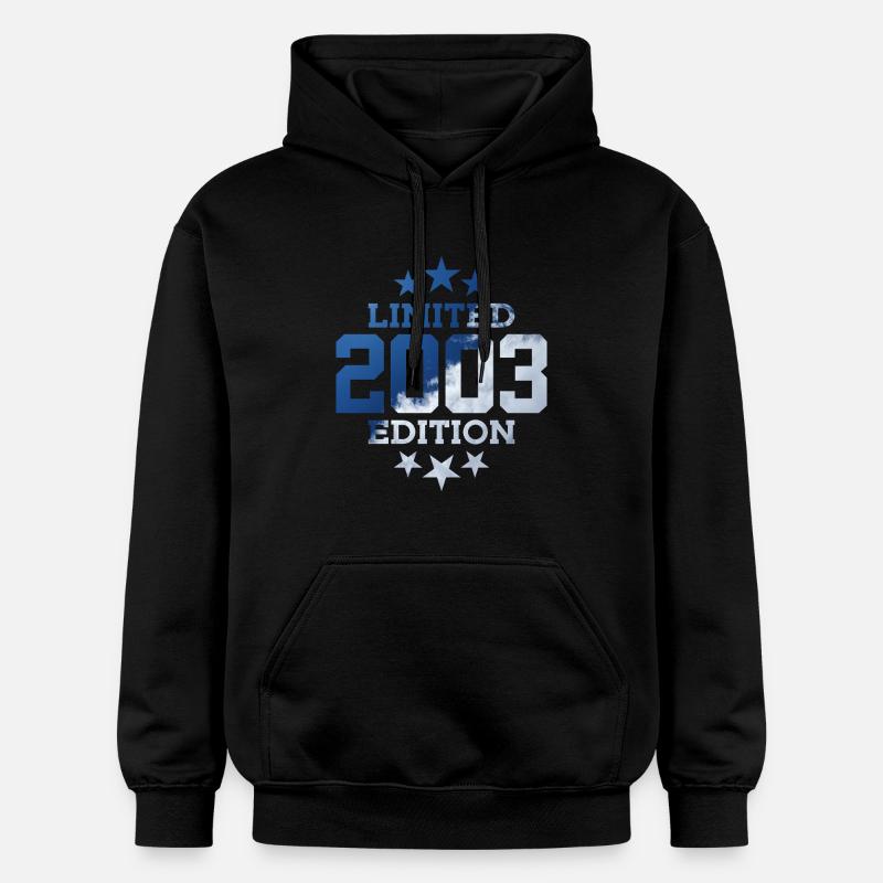 ÉDITION LIMITÉE 23E ANNIVERSAIRE 2003 - Sweat à capuche Softstyle® Gildan Unisexe - noir